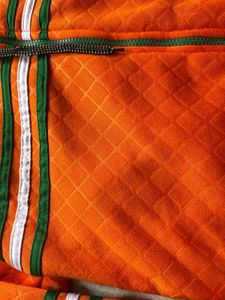 Orange Hoodie Jacket