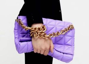 Zara Quilted Chunky Chain Bag