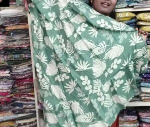 Heera Green Floral Kurta And New 2Xl white legging