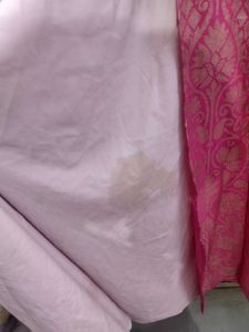 Pink Golden Wedding Gown