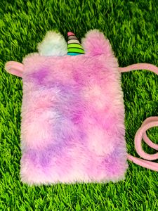 Unicorn Fur Sling Bag New💕