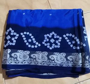 Blue Colour Saree 💙