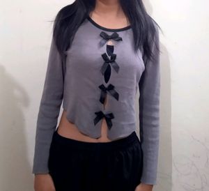 black Swan coquette top