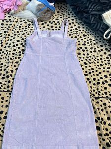 NUON Women Pinafore Purple Dress