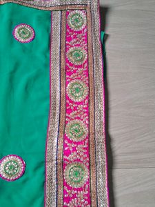 Green Saree