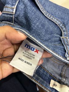 Mid Waist - Slim Fit - Dark Blue Jeans