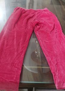 Pink Velvet Pants
