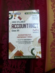 Accountancy Class XII - CBSE Sample Paper+Notes