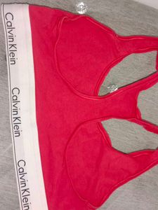 Calvin Klein Red Bra