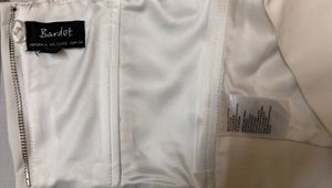 Orignal Bardot White Corset Crop Top