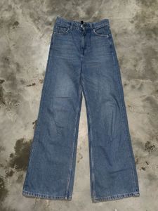 H&M wide legs blue jeans