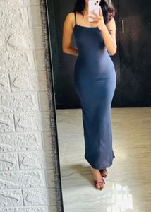 H&M black Maxi Slip Dress worn once