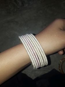 White Colour Beat Bangle Purchase The Product Now