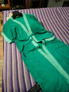 Green Robe  After A Shower