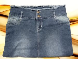 Denim long Skirt
