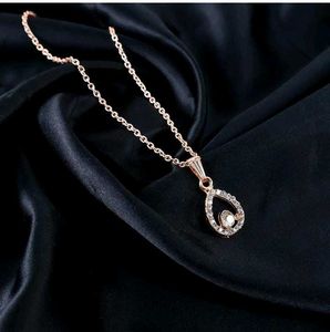 Anti Turnish Teardrop Necklace