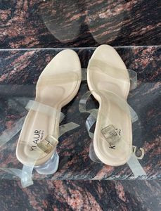 transparent heels