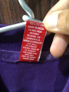 Purple Polo T-Shirt Large