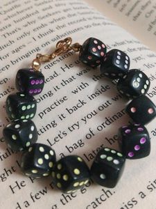 Aesthetic Dice (Black)Bracelet