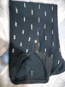 Black Printed polo T-Shirt