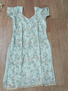 Elegant Mint Green Salwar Suit