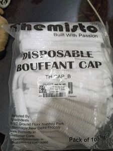 Themisto Disposable Bouffant Caps - 100 Pack