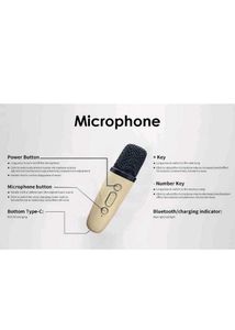 Bluetooth karoke mic and Kajal + Karaoke System
