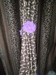 Curtain holder Purple