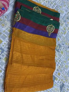 Elegant Striped Saree