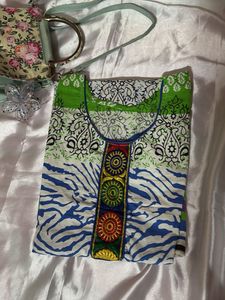 New Kurti With Attached Sleeves