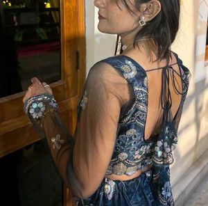 Blue Sharara Piece