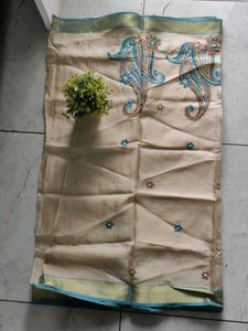 Elegant Embroidered Saree