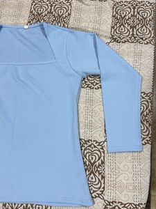 Cute Powder Blue Top
