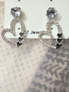 Heart Drop Earrings