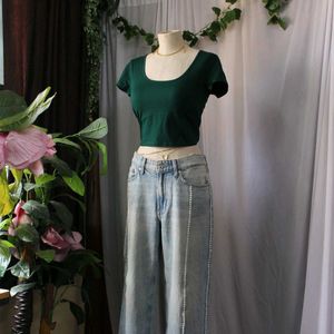 H&M Green Fitted Too