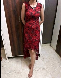 Partywear Red Dress