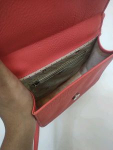Coral Peachy Sling Bag