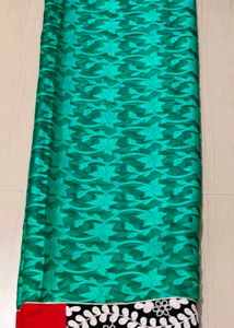 Elegant Green Floral Saree