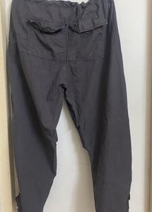 Gray Parachute Pants