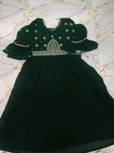 Elegant Green Ethnic Gown