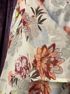 Floral Print Dress &amp; Cape Set