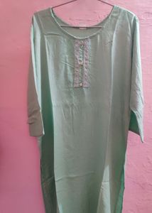 We Are Selling A Light Sea Green Kurta. Size XL