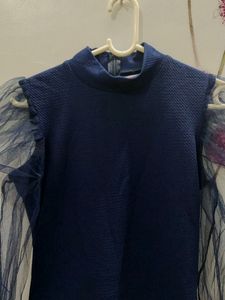 High Neck Ballon Top