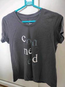 New Grey HRX Brand Graphic Tee