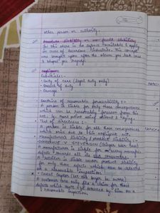 Law of Torts Notes for CLAT Preparation