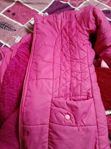 Magenta Padded Jacket