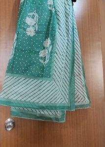 Cotton Gown And Duppatta New With Tag