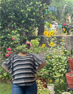 Partwear Black Top with loose fit