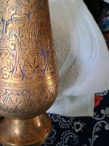 Brass Antique 100 Yrs Old Vase