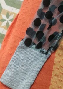 Polka Dot Sleeve Top